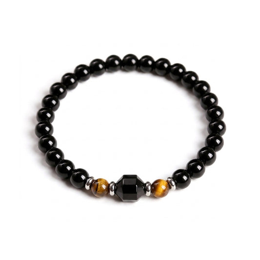 Black Onyx Tiger Eye Bracelet
