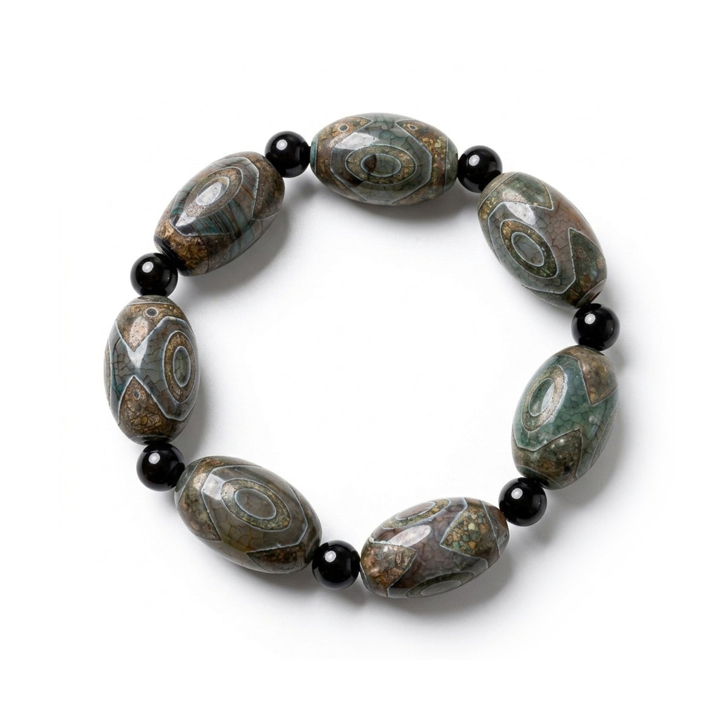 Dzi Agate Bracelet