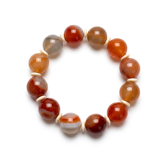 Orange Agate Bracelet