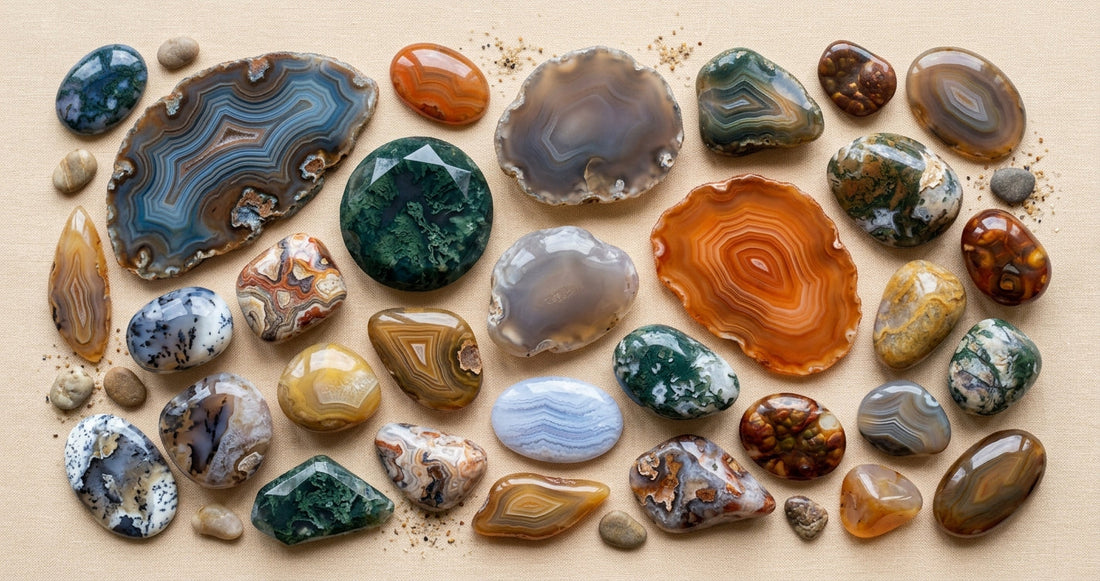 kinds of agates
