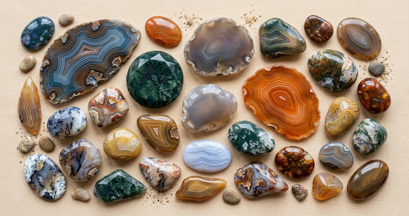 kinds of agates