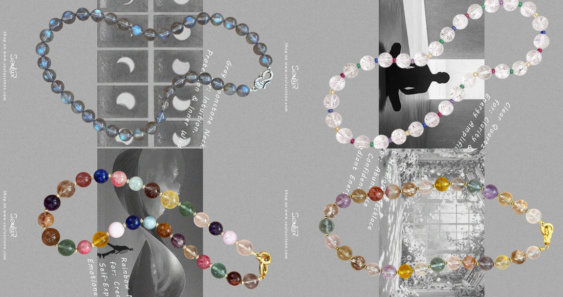 Beaded crystal necklaces