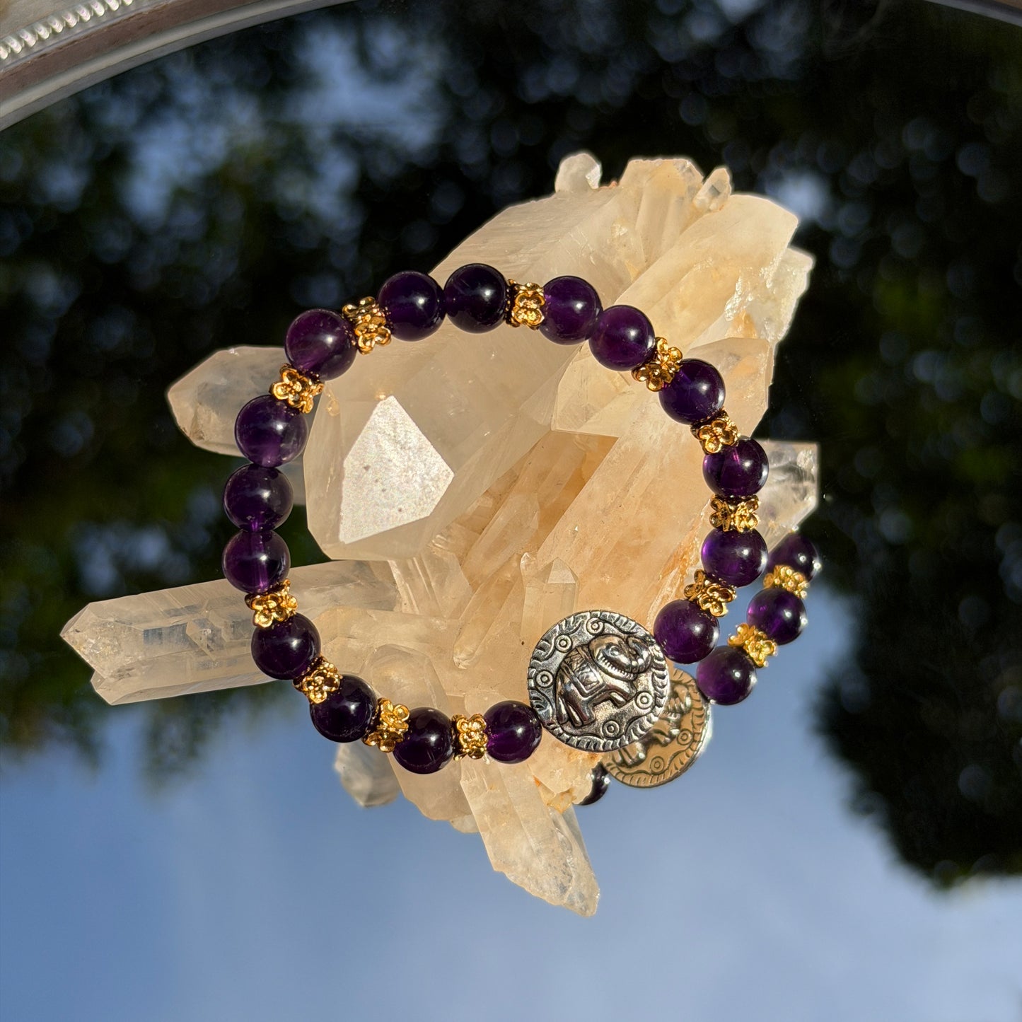 Amethyst Crystal Bracelet