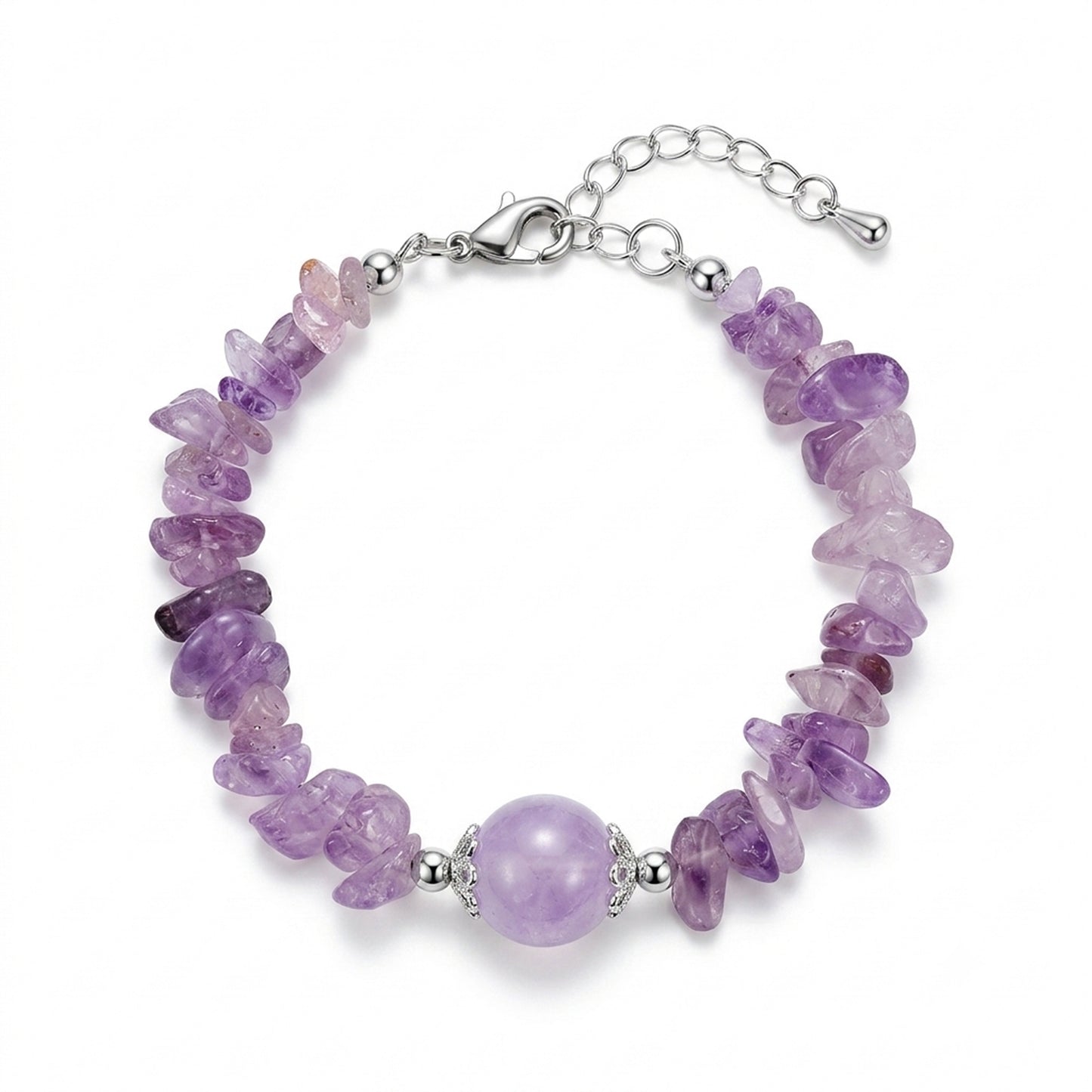 Amethyst Chip Bracelet