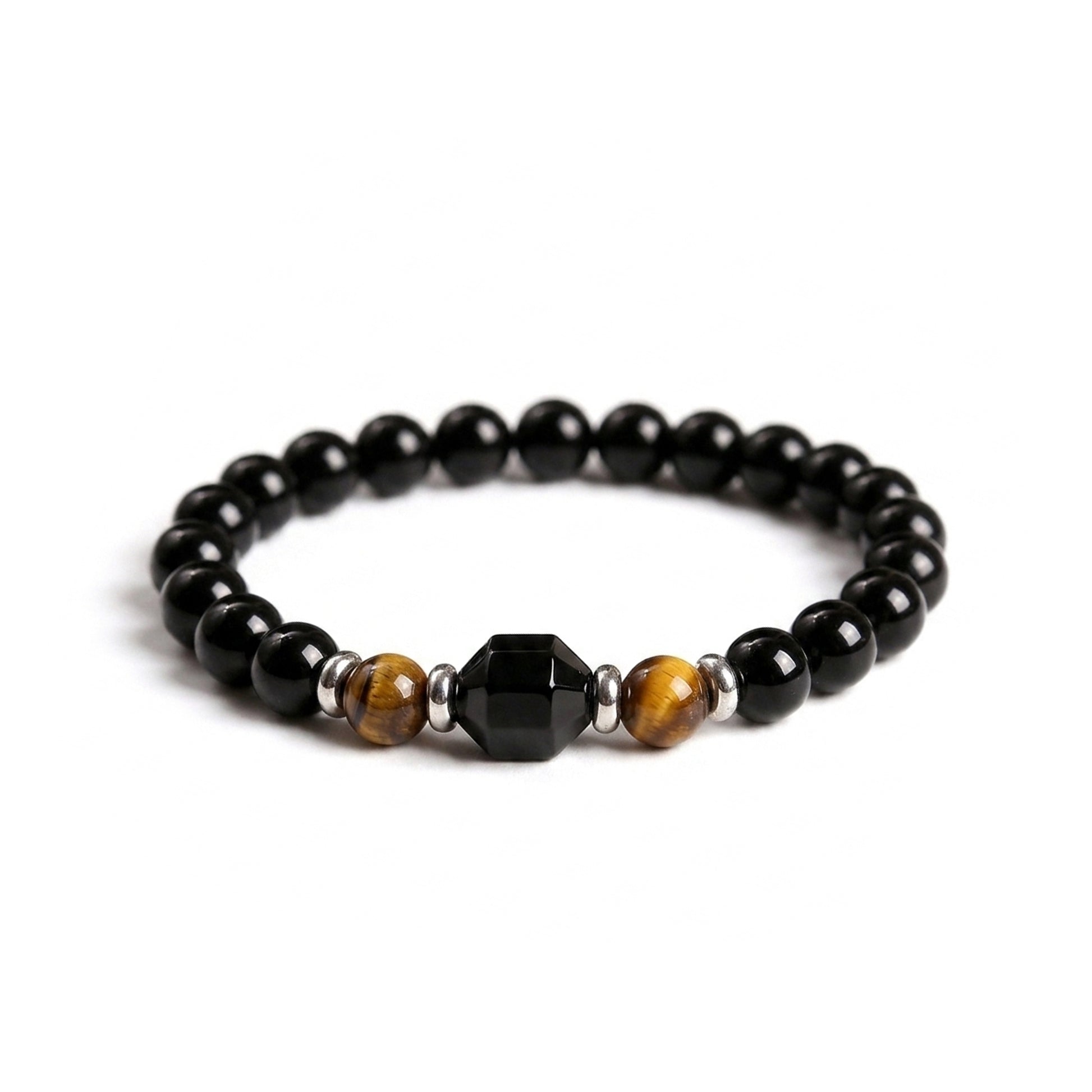 Onyx Tiger Eye Bracelet
