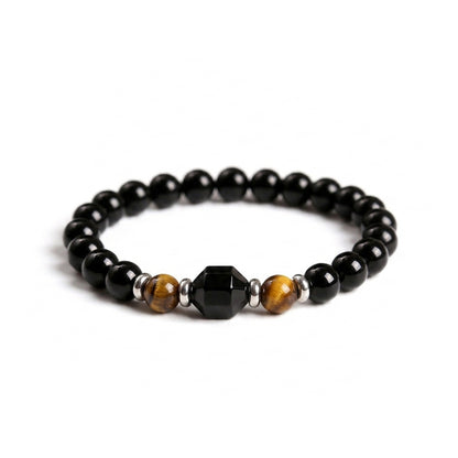 Onyx Tiger Eye Bracelet
