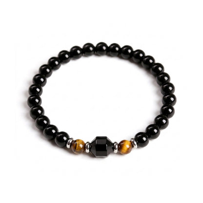 Black Onyx Tiger Eye Bracelet