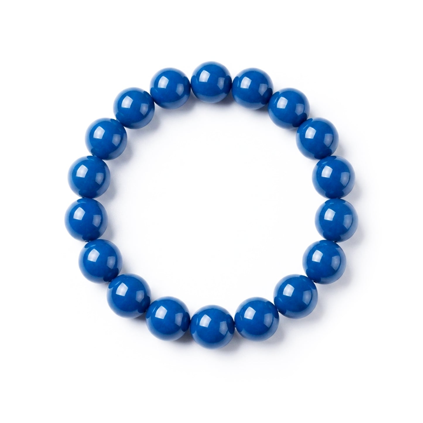 Blue Agate Bead Bracelets