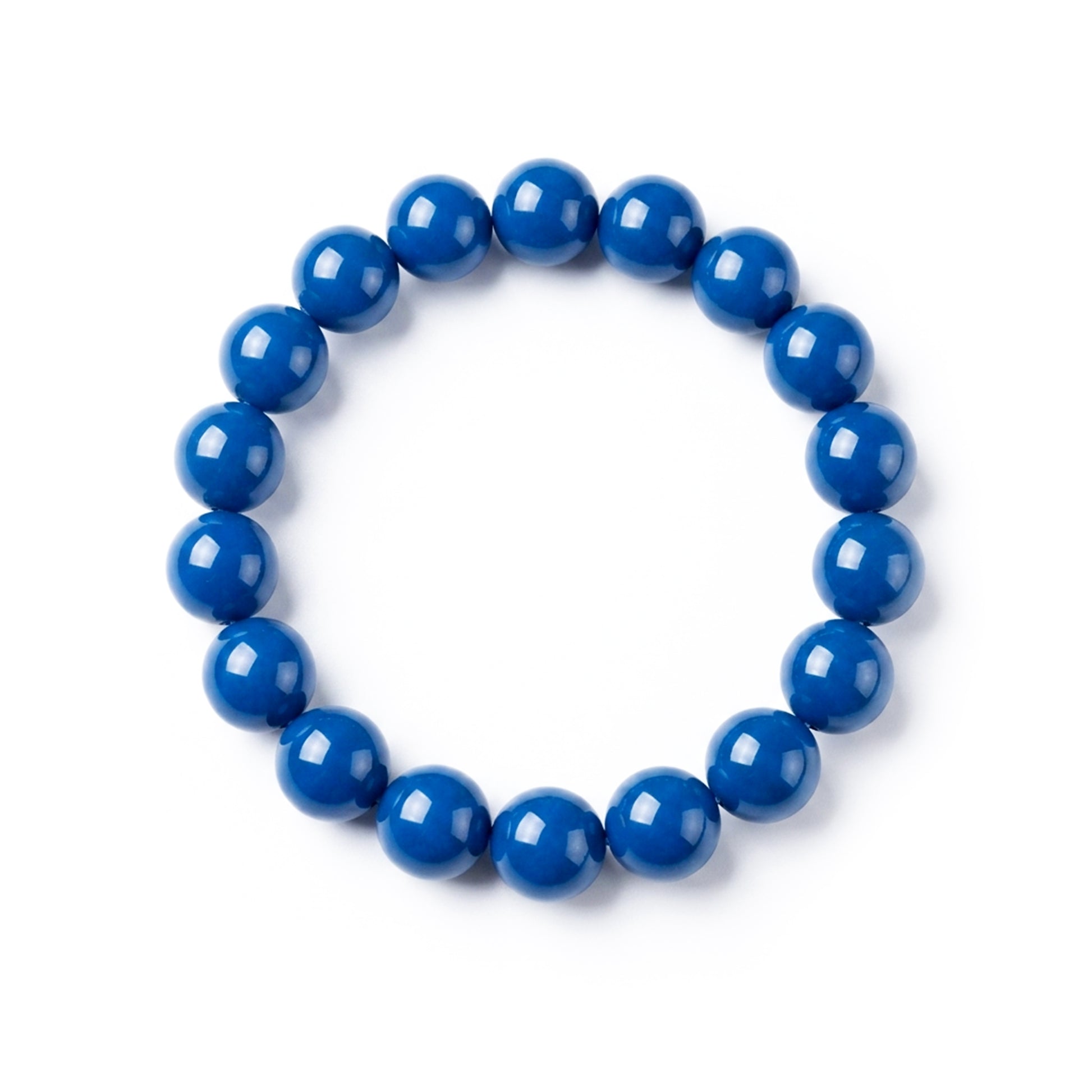 Blue Agate Bead Bracelets