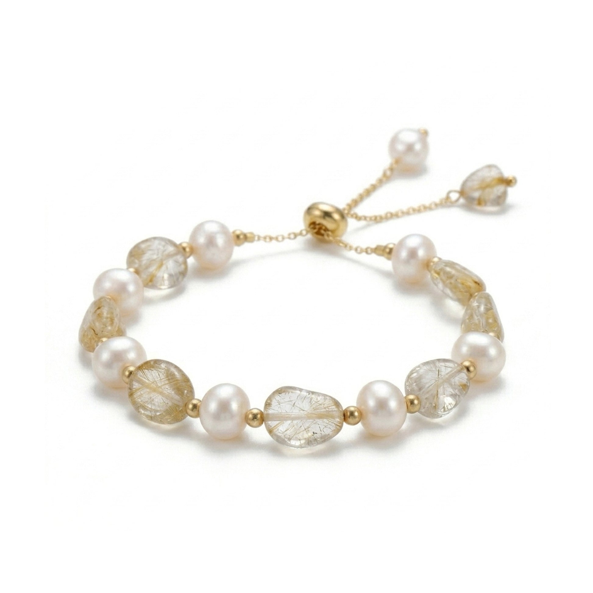 Citrine Baroque Pearl Bracelet