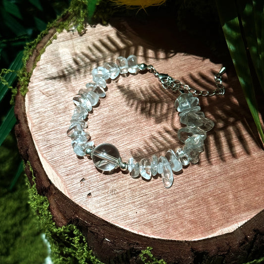 Clear Quartz Chip Bracelet