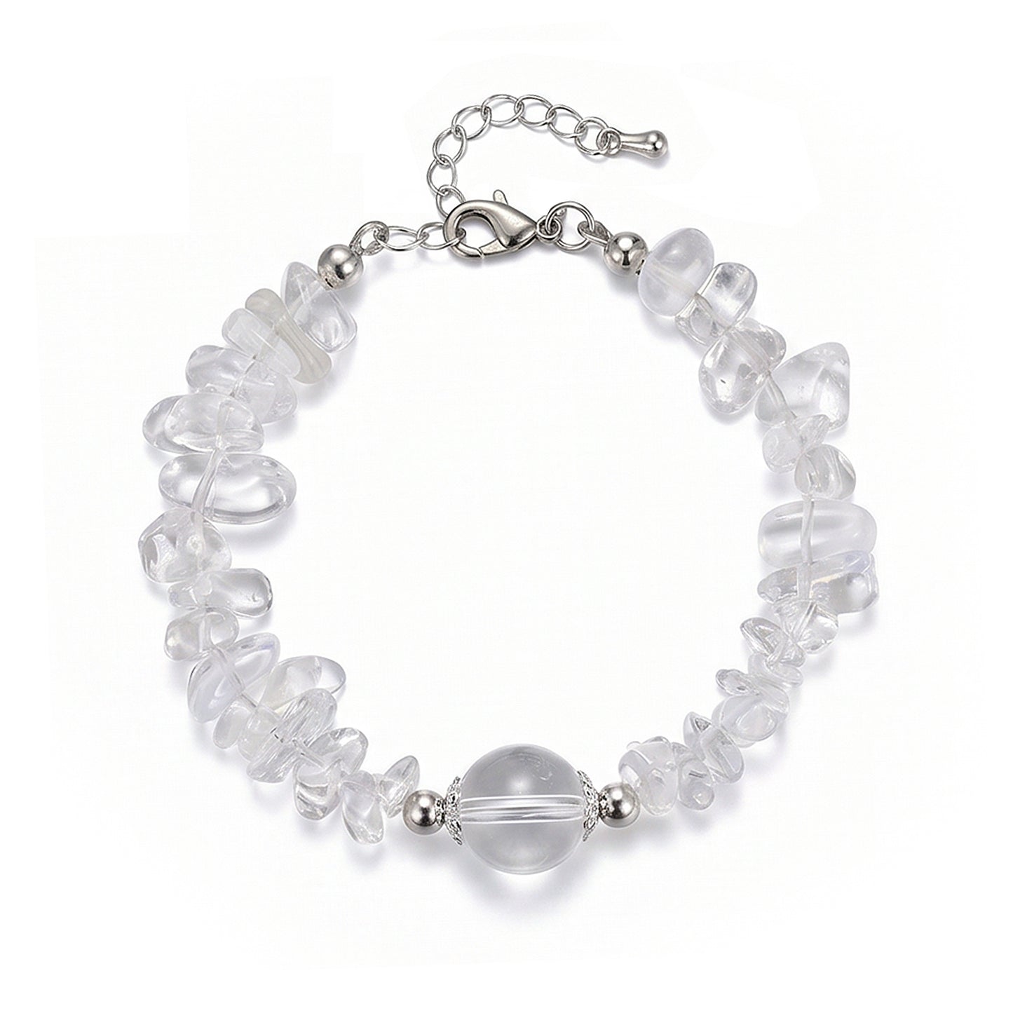 Clear Quartz Chip Bracelet