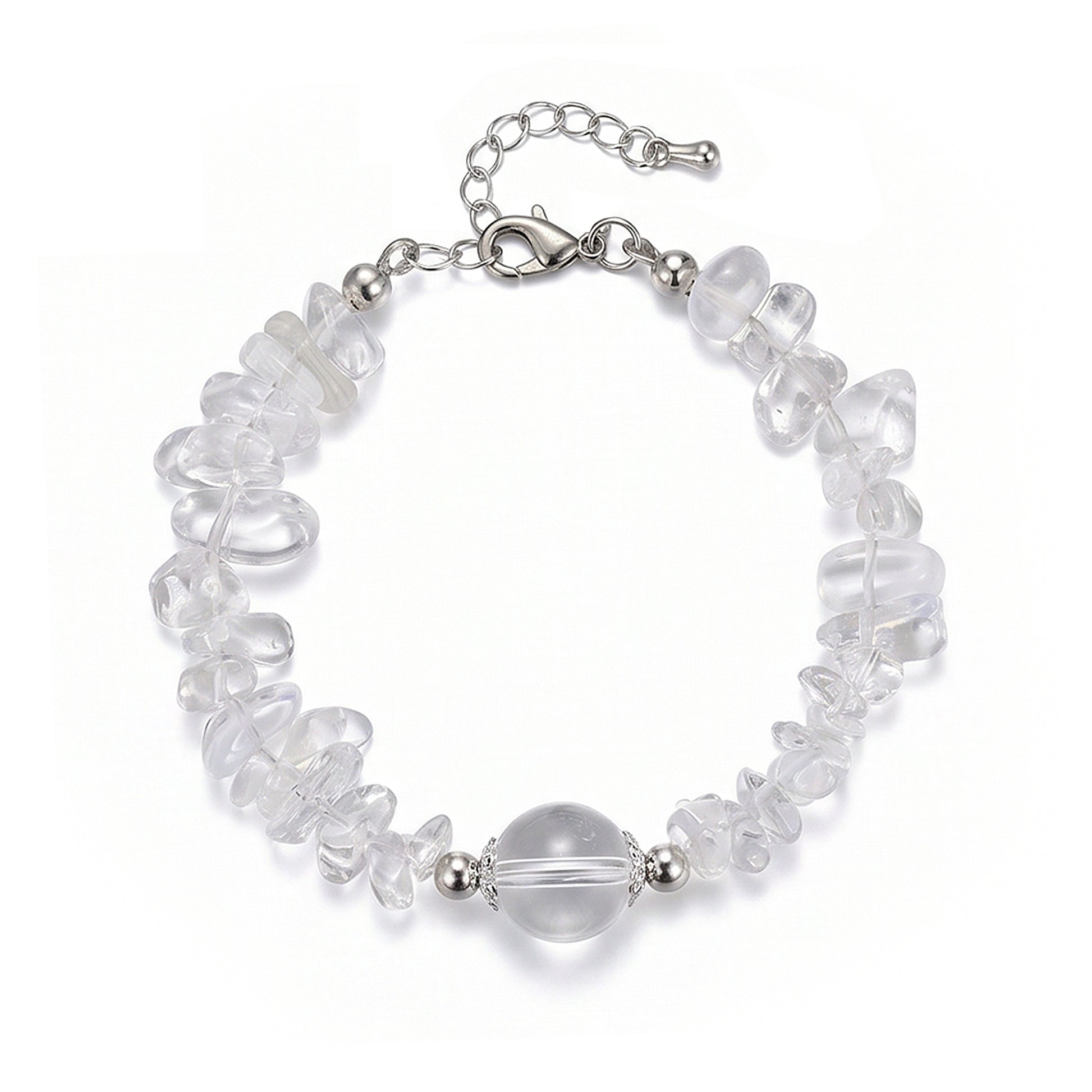 Clear Quartz Chip Bracelet