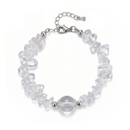 Clear Quartz Chip Bracelet