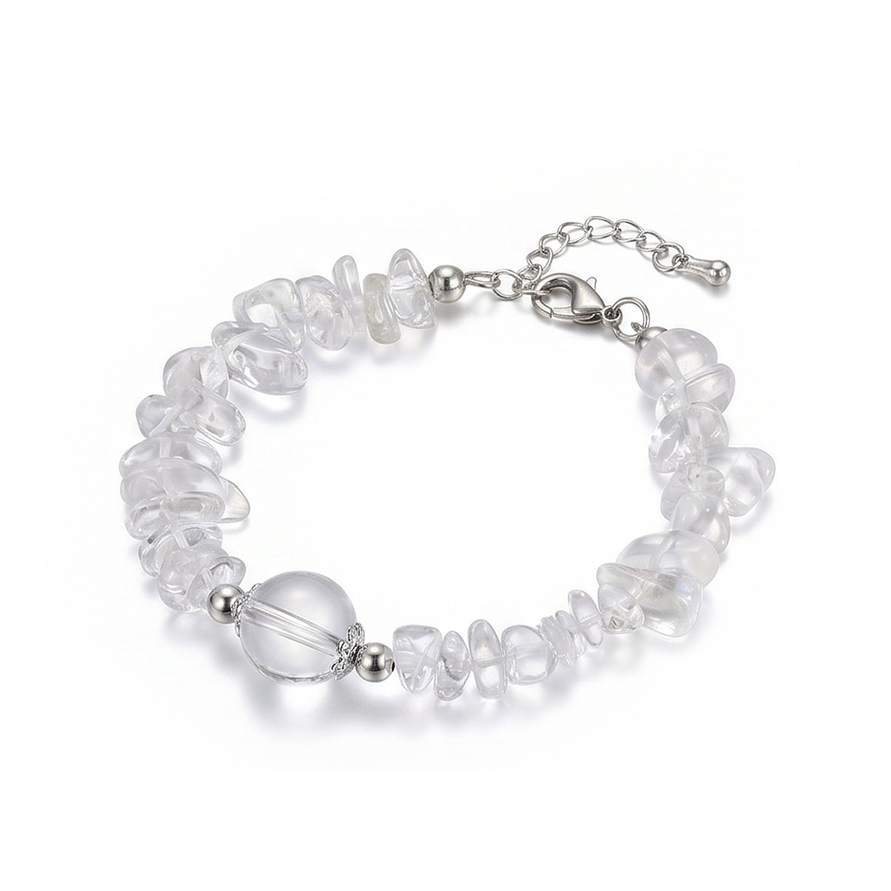 Clear Quartz Chip Bracelets