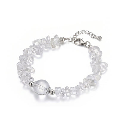 Clear Quartz Chip Bracelets