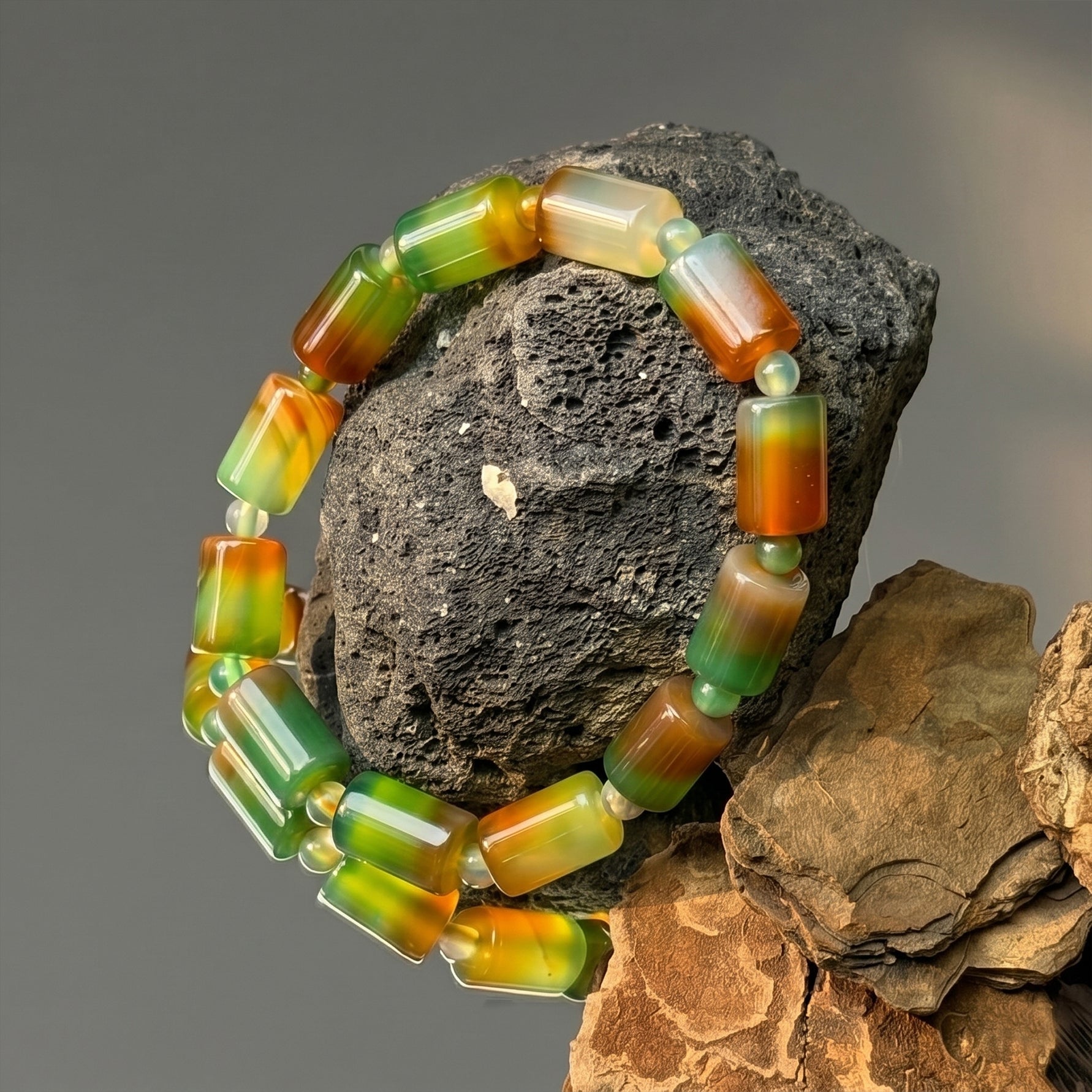 Gradient Agate Bracelet