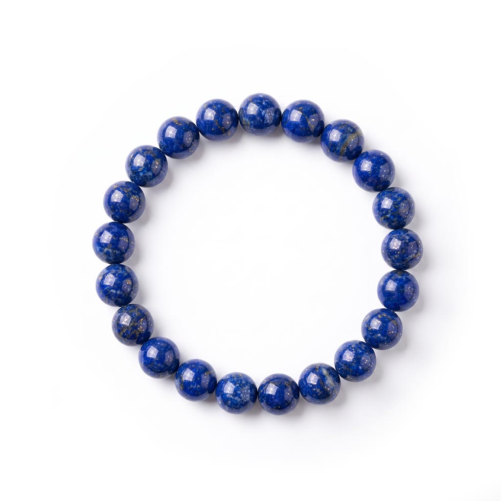 Lapis Lazuli Beaded Crystal Bracelets