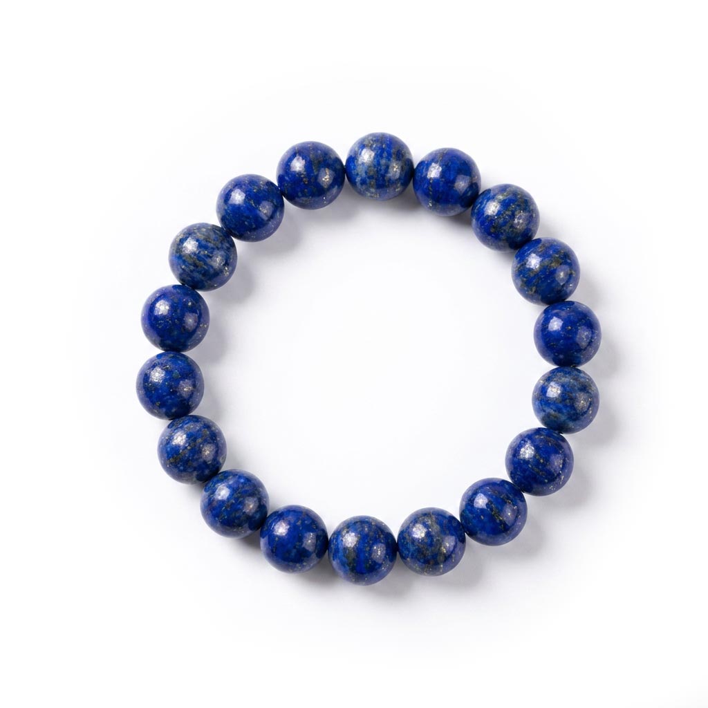 Lapis Lazuli Beaded Crystal Bracelets