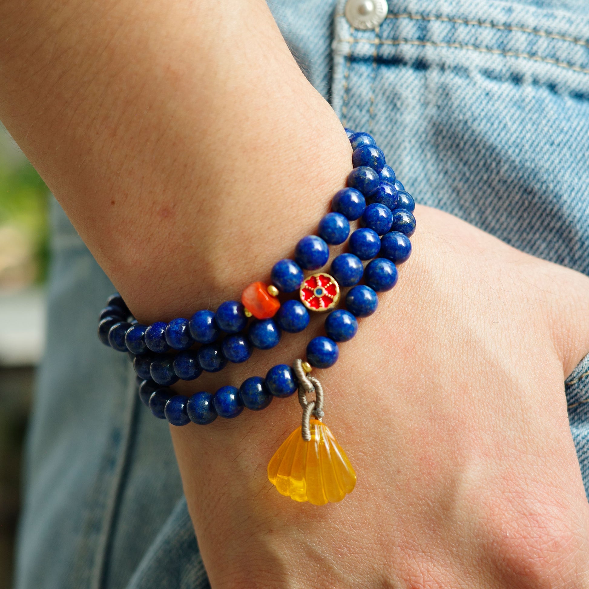 Lapis Lazuli Charm Bracelets
