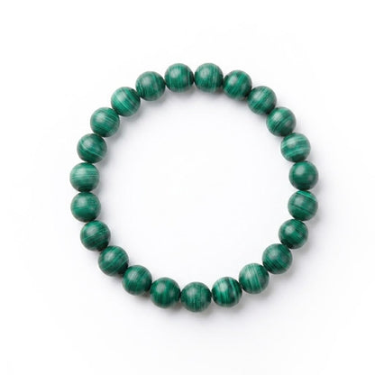 Green Malachite Beaded Bracelet
