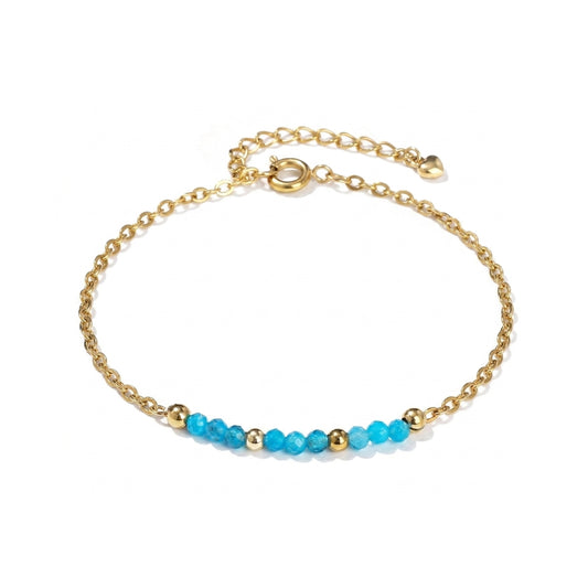 Natural Apatite Stainless Bracelet