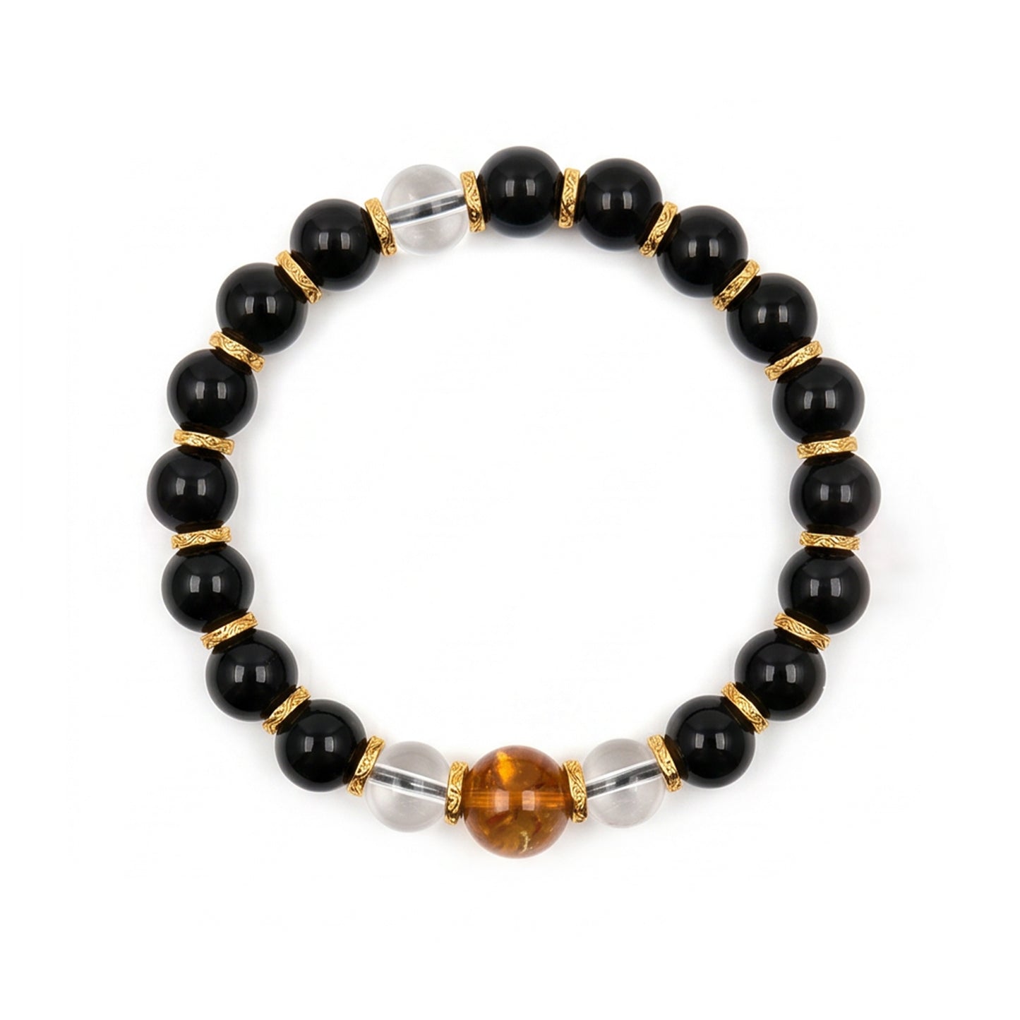 Obsidian Citrine Bracelet