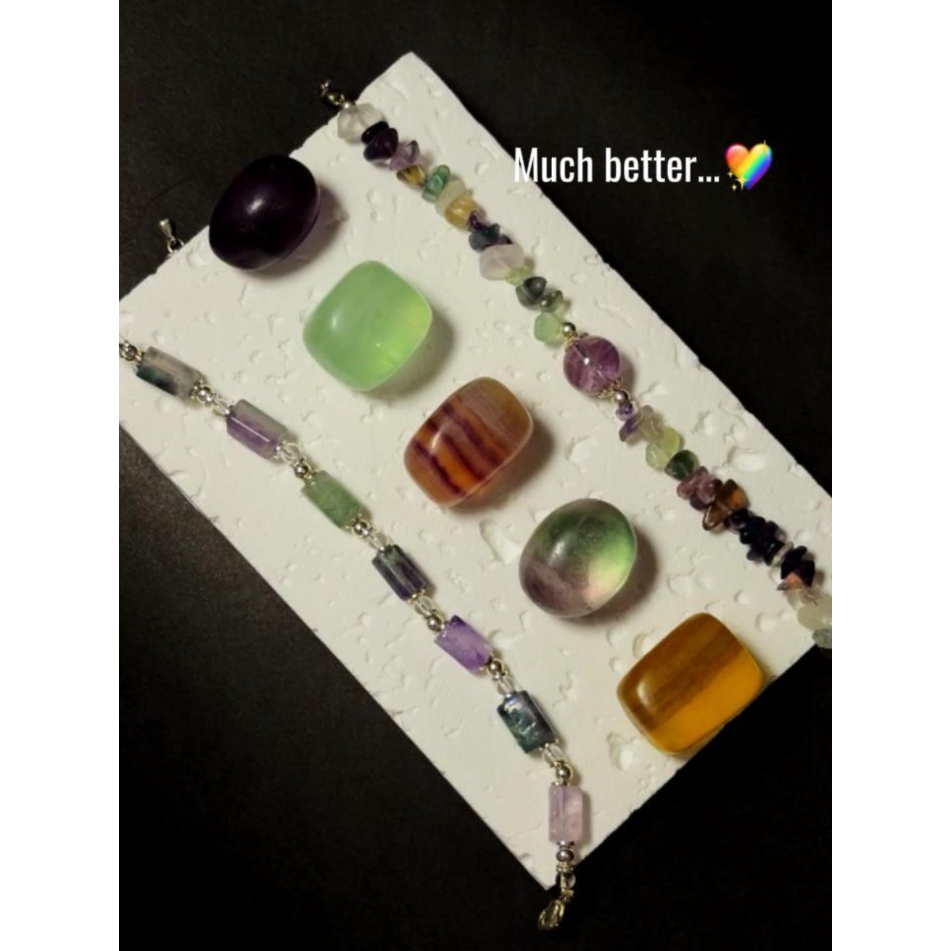 Rainbow Fluorite Bracelets
