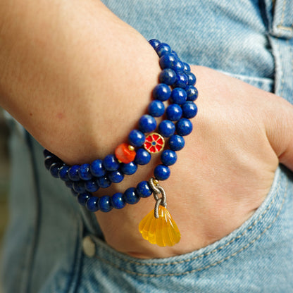 Real Lapis Lazuli Charm Bracelets