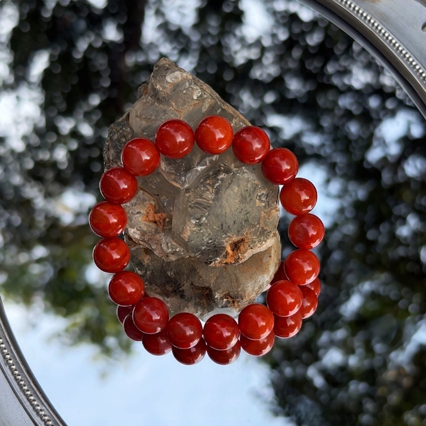 Red Agate Bracelet