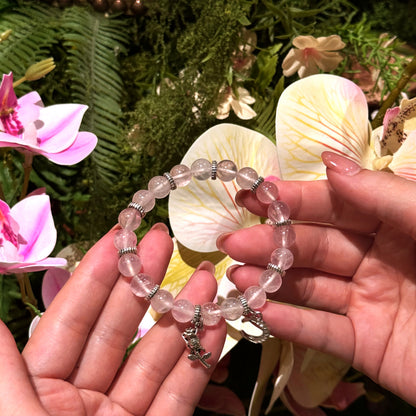 Rose Quartz Crystal Bracelet 