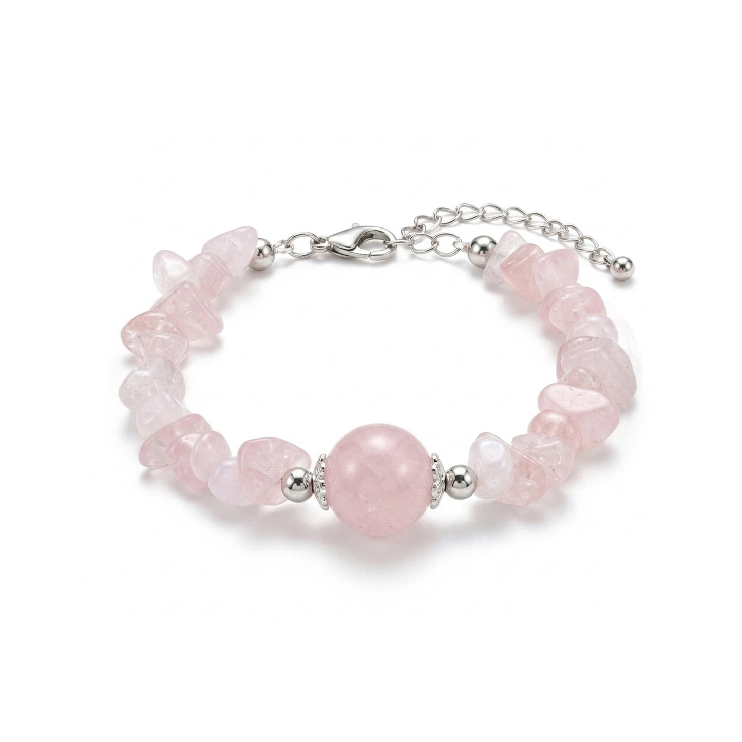Rose Quartz Stone Bracelet