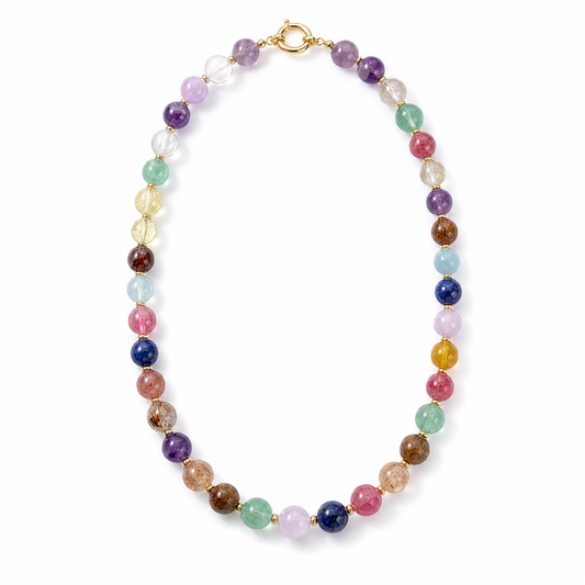 Semi Precious Stone Bead Necklace