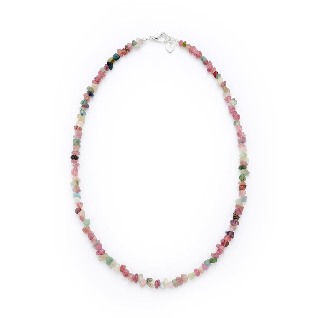 Tourmaline Stone Chip Necklace