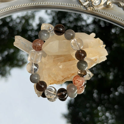 clear quartz crystal bracelet
