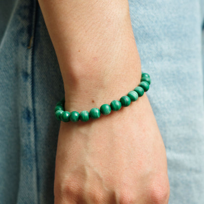 green malachite bracelet
